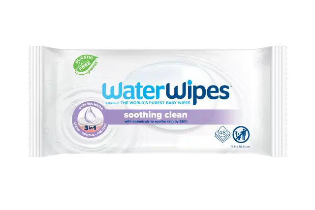 Water wipes x 48pc