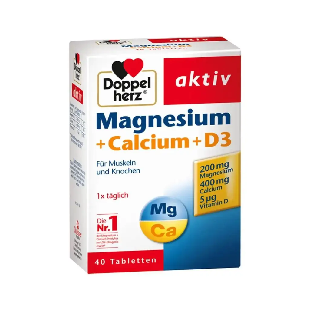 Mg + Ca+ D3 Doppel Herz x 40 tb