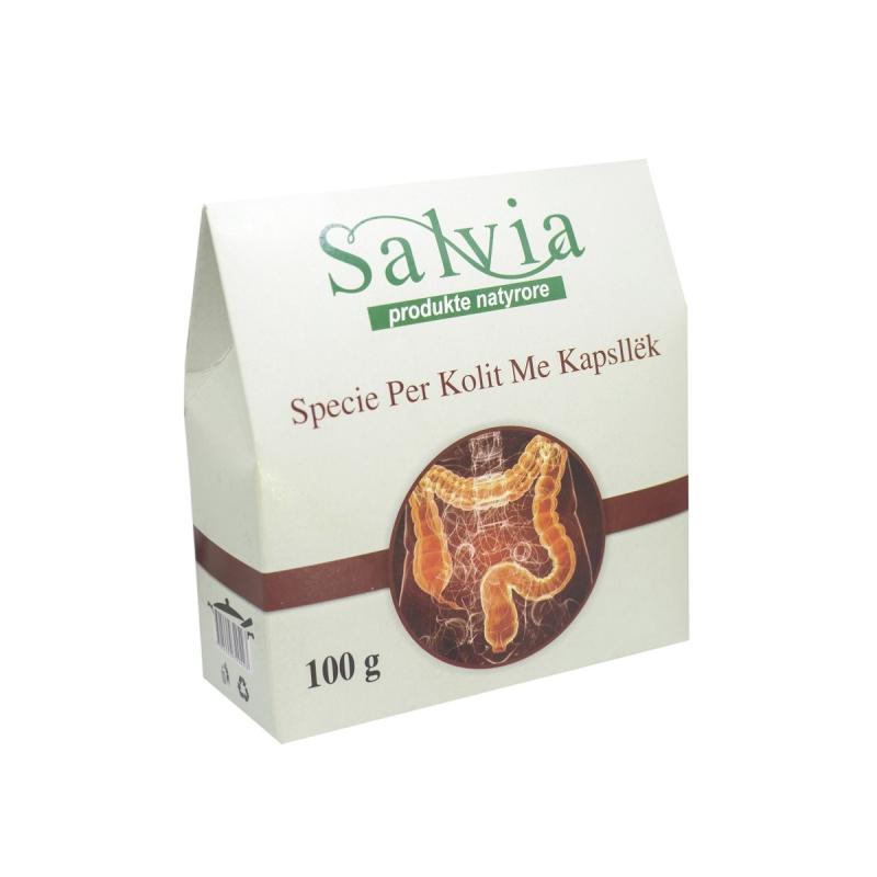 Salvia Caj per kolit, kapsllik