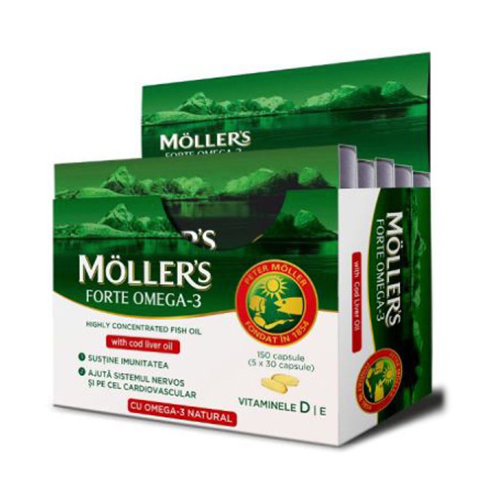Mollers omega 3 forte 30cap x5