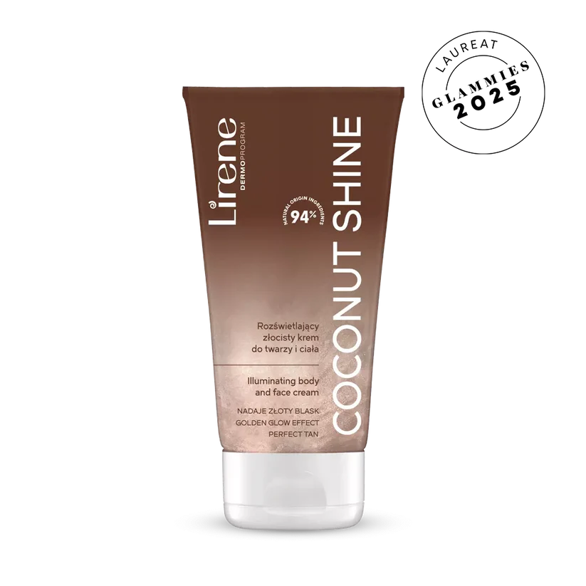 Lirene PERFECT TAN body and face cream COCONUT SHINE 150 ml