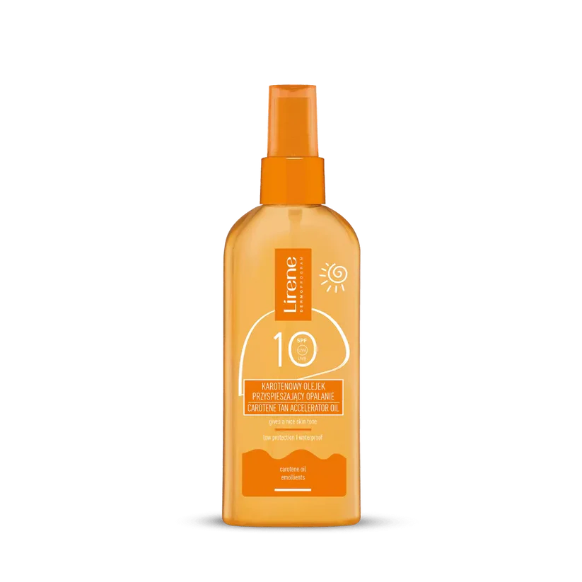 Lirene tanning with accelerator WITH CAROTENE OIL