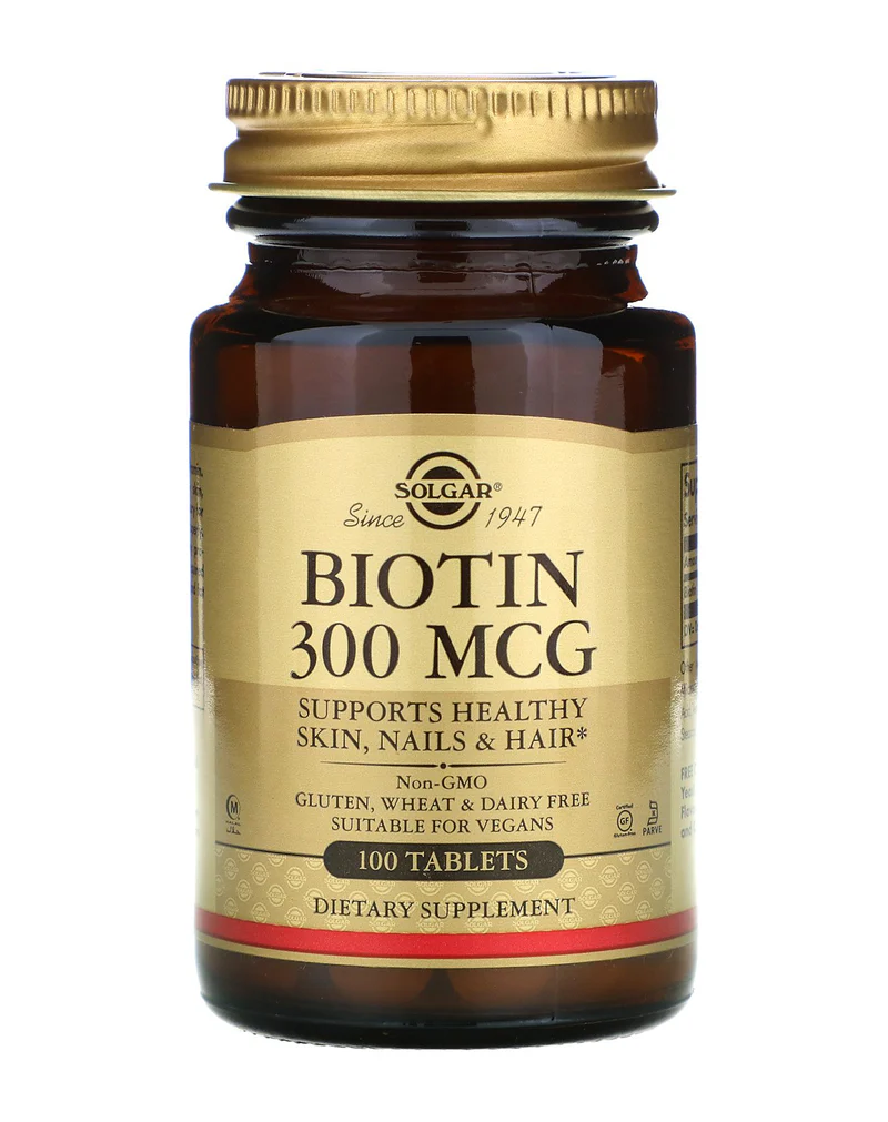 Solgar Biotin 300mcg x100tab
