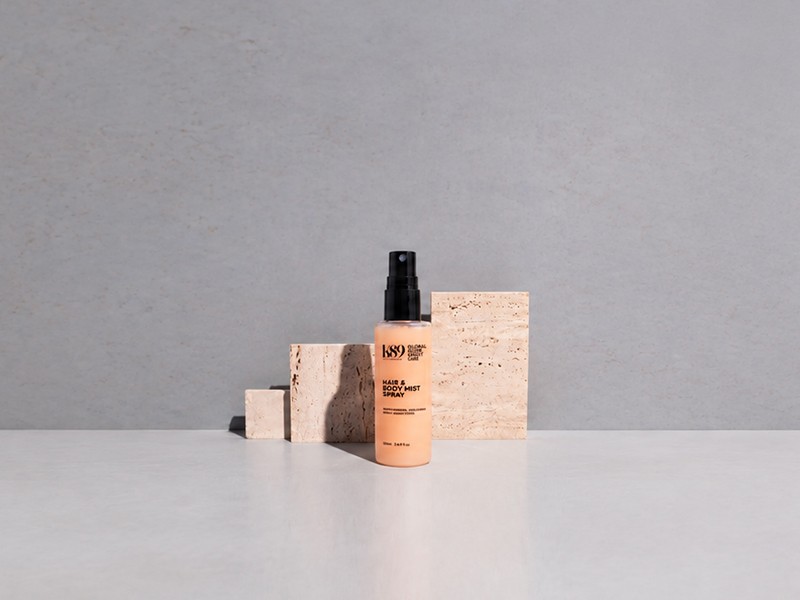 K89 glow hair & body mist spray