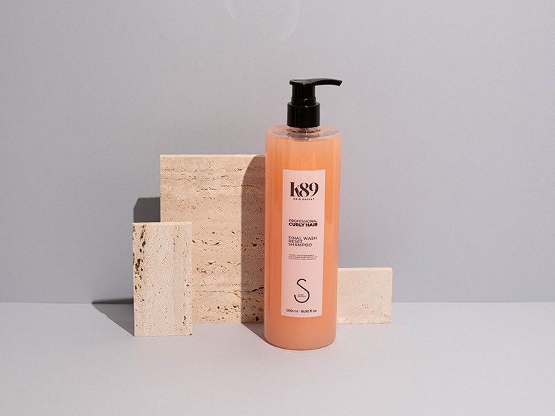 K89 curly hair final wash reset shampoo
