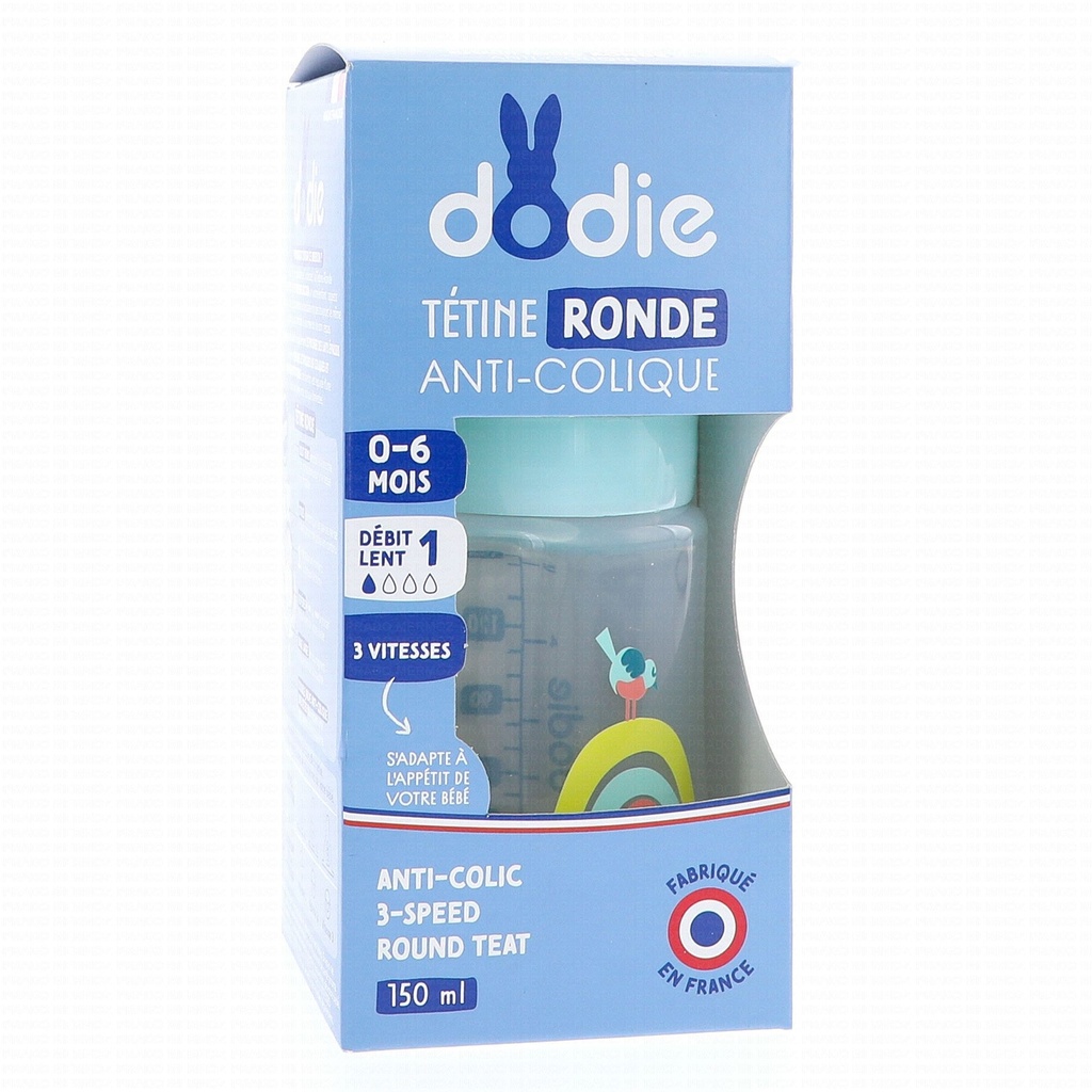 Dodie anti colique ronde 150ml