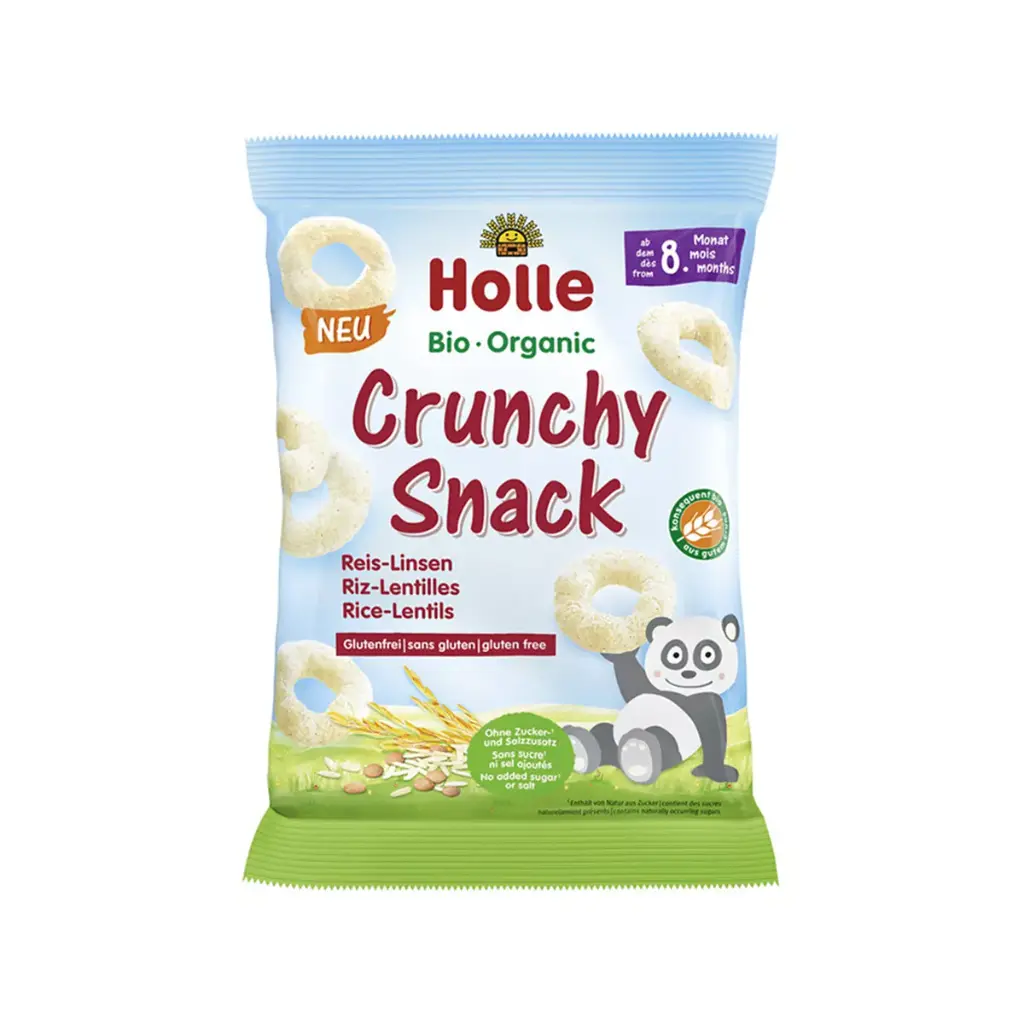 Holle crunchy snack rice