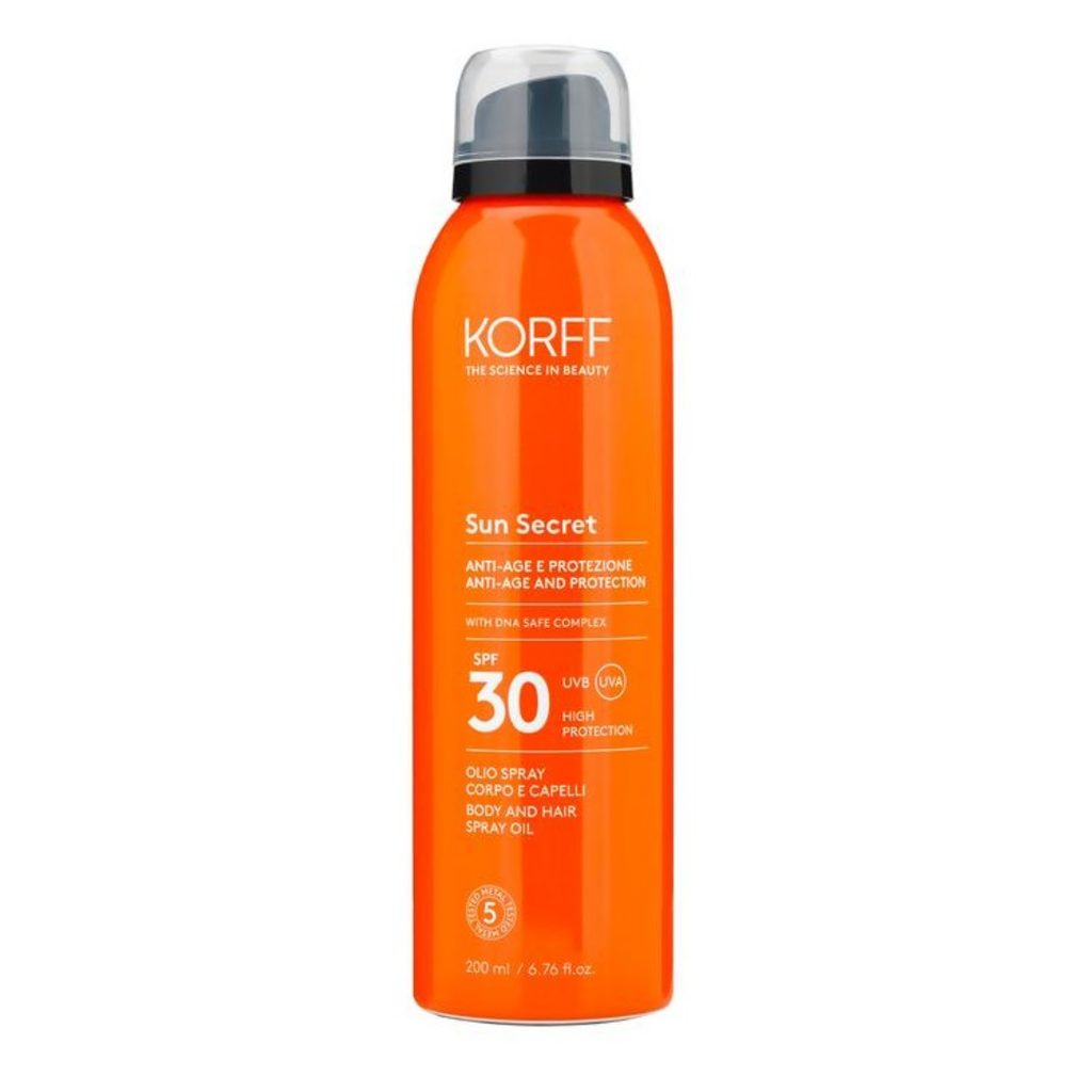 Korff spf 30 body & hair oil