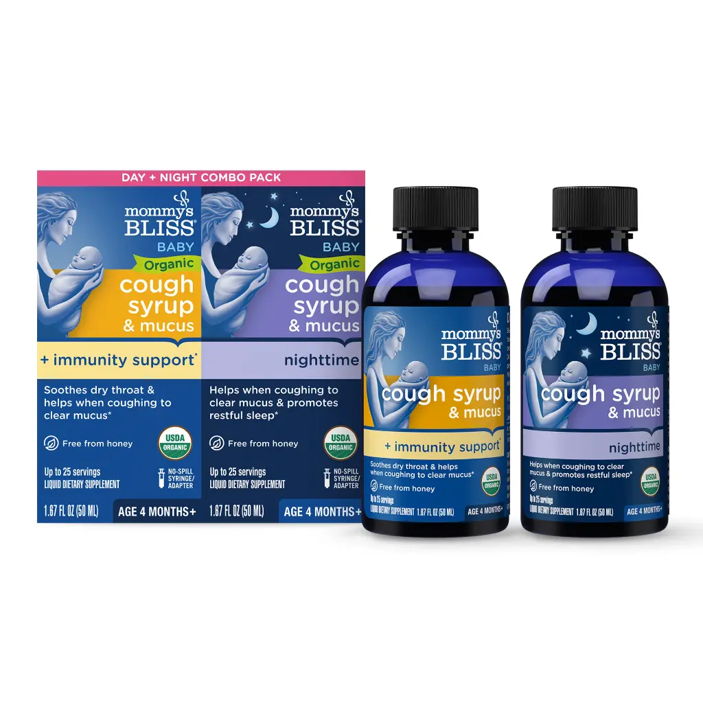 Mommy bliss cought mucus day night +4mouth