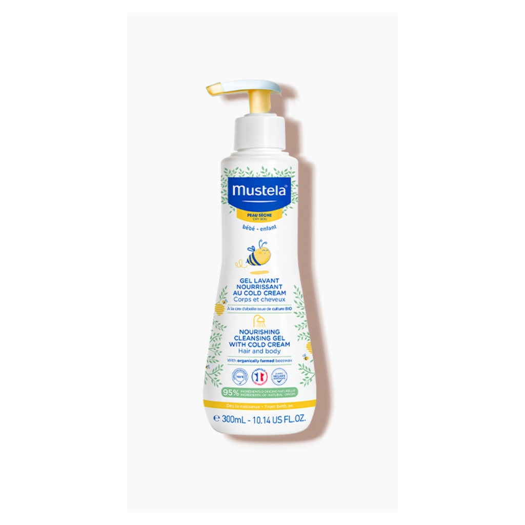 Mustela  gel lavant cold crem