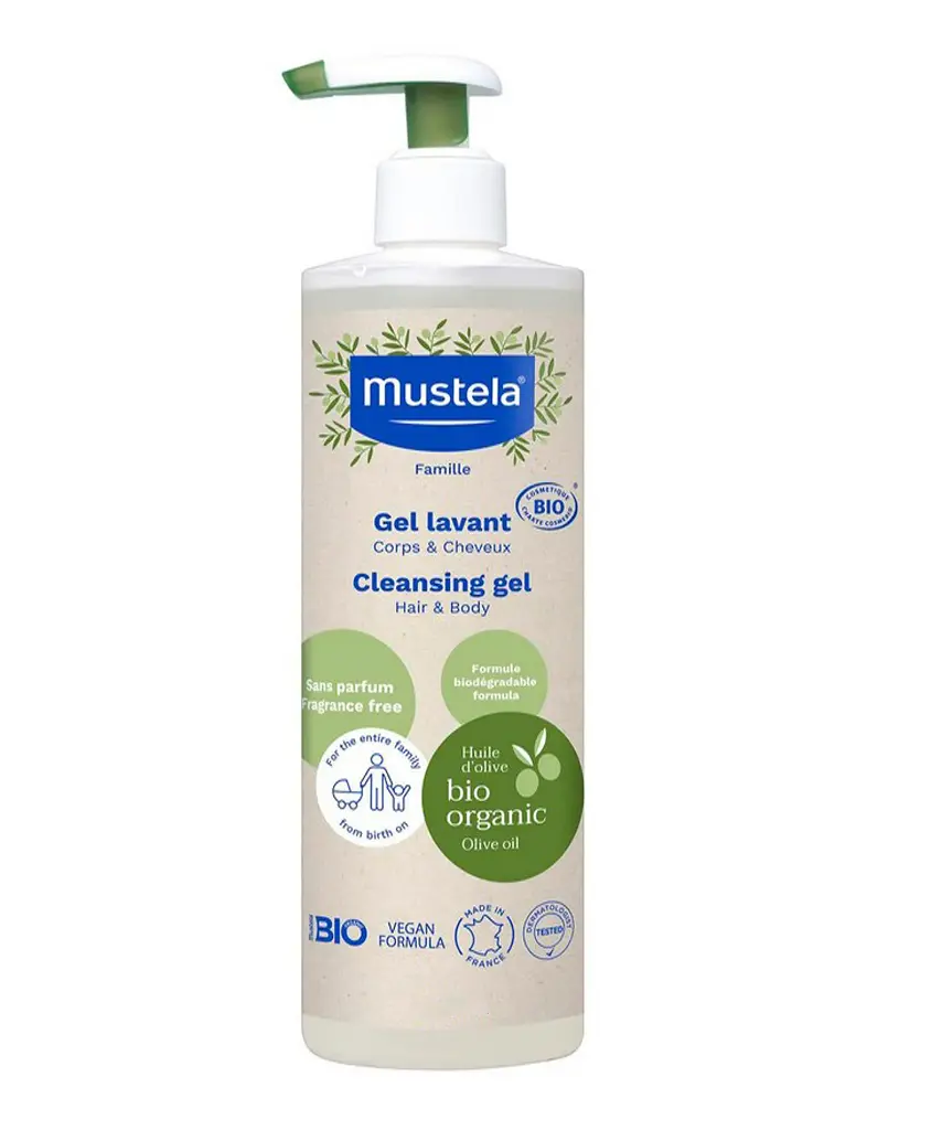 Mustela gel lavant BIO organic 400ml