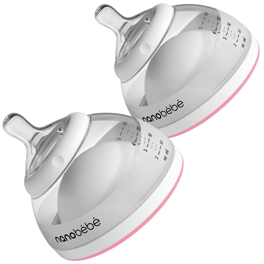 Nanobebe breastmilk twin pink