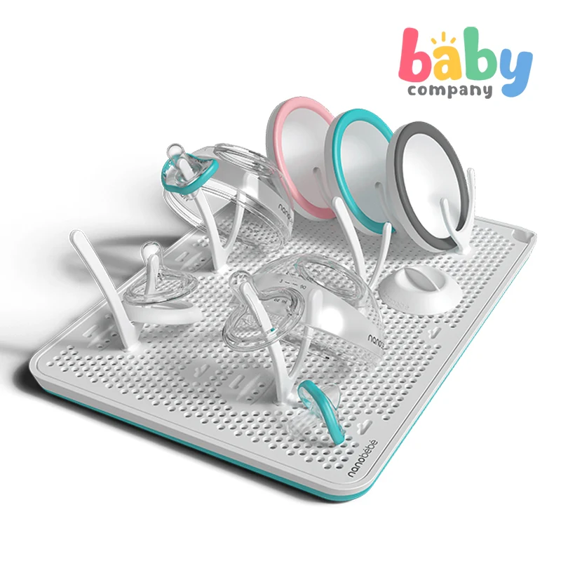 Nanobebe compact drying rack teal
