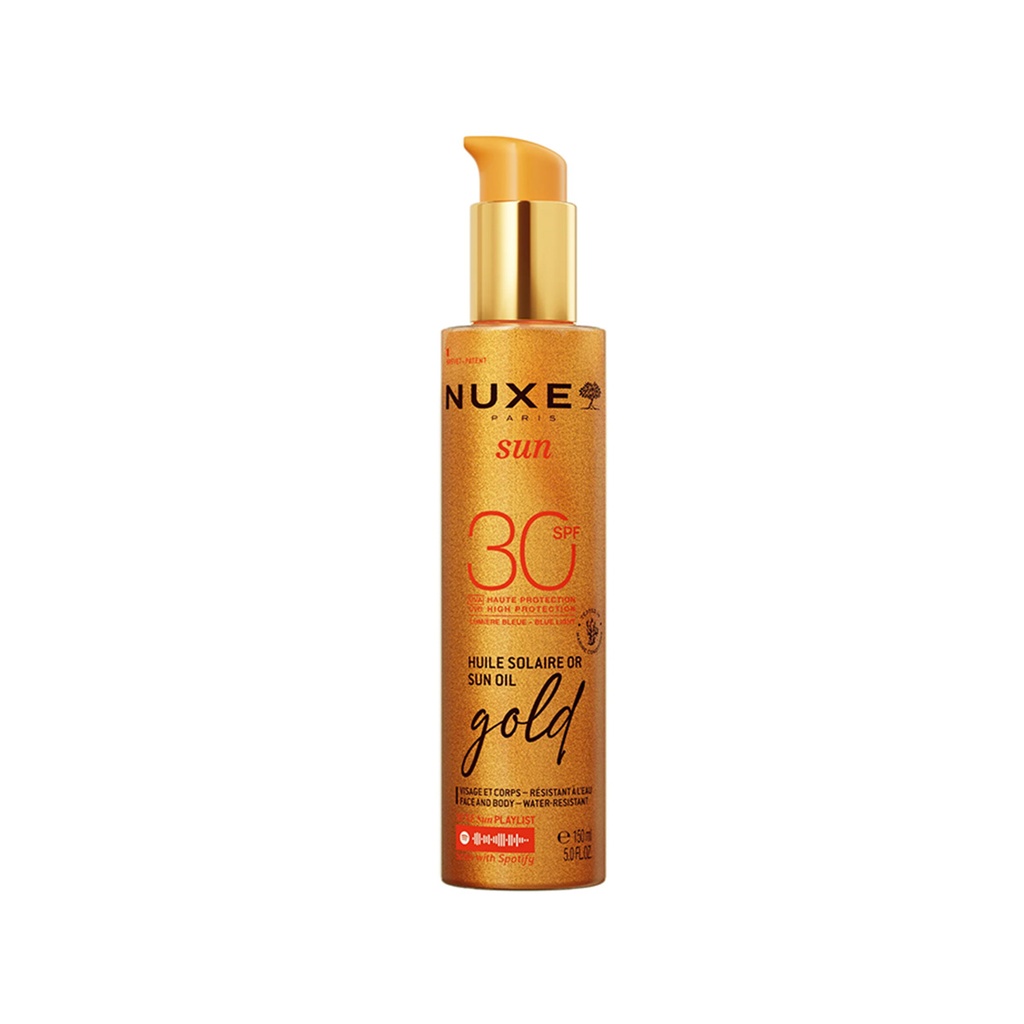 Nuxe sun spf30 huile or