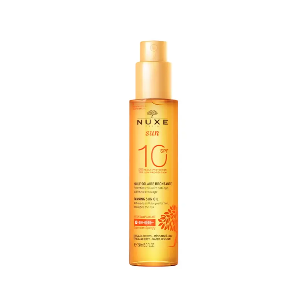 Nuxe taning oil spf 10