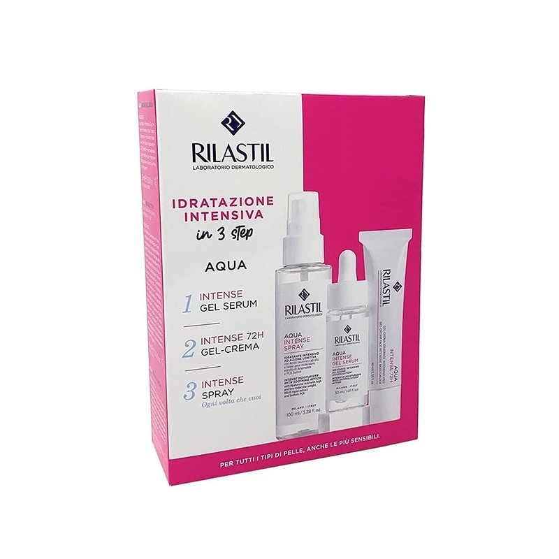 Rilastil aqua intense gel serum Kit