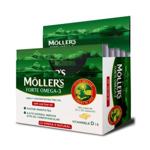 Mollers omega 3 forte 30cap x5