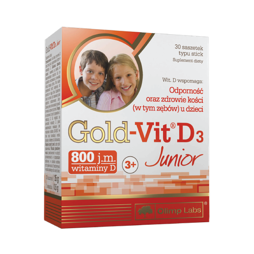 [5901330082238] Gold Vit D3 junior x30bust