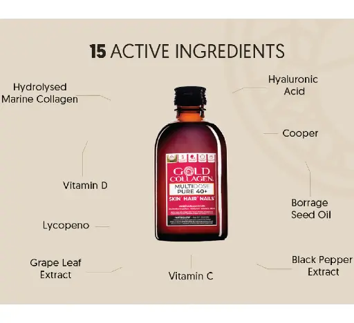 [5060259571589] GOLD Collagen multidose pure 40+