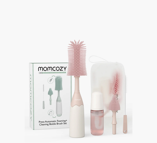 Momcozy Innovative Press Foaming+ Cleaning Bottle Brush Set
