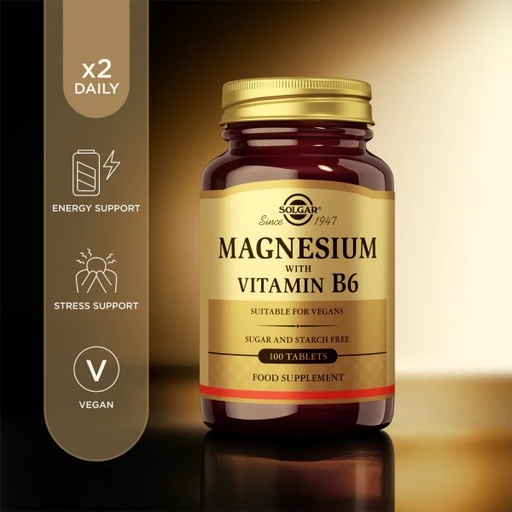Solgar magnesium B6 x100tab