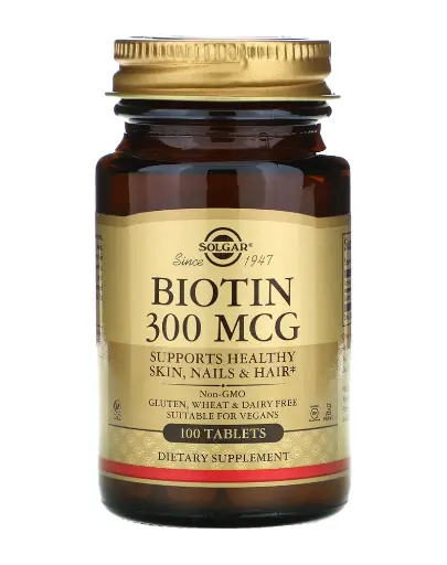 Solgar Biotin 300mcg x100tab