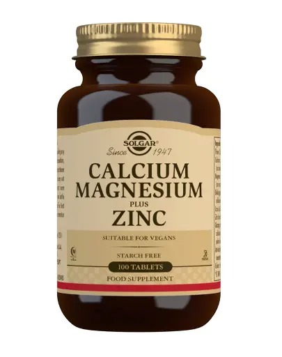 Solgar Calcium, Magnesium+Zinc x100tab