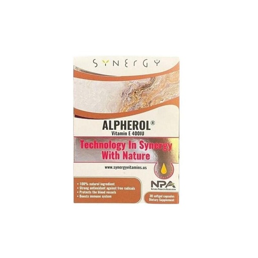 [719318604656] Alpherol Vit E synery *30cap