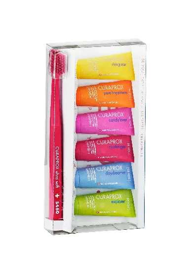 [40086001738853165] Curaprox 6pack taste be you