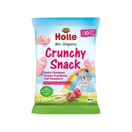 [7640230493611] Holle crunchy snack raspery