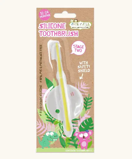 [9312657121122] Jack n Jill silicon toothbrush stage two