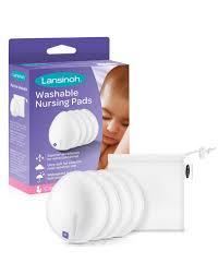 [5060420231175] Lansinoh washable 4 nursing pads white