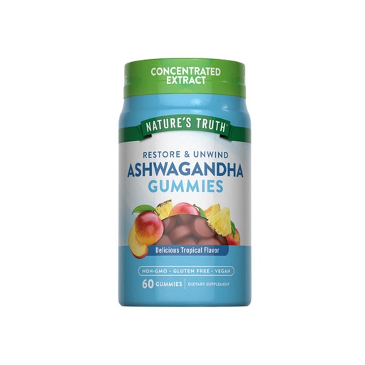 [840093116468] Natures truth ashwagandha x60 gummies