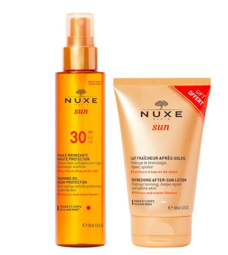 [3264680034961] Nuxe tanning oil spf 50 kit